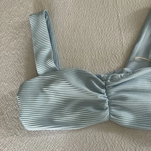 L*Space Eco Chic Repreve® Bardot Bikini Bottom, Size X-Large, $109 - Picture 2 of 2